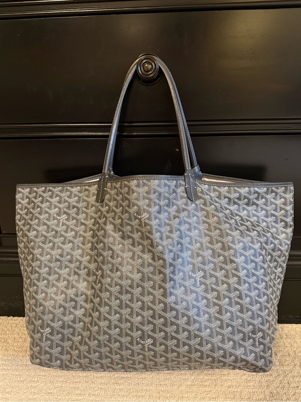 Goyard Gray St Louis Tote Bag GM size